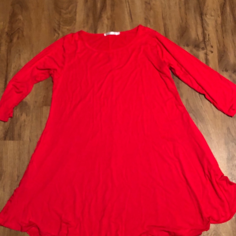 Red tunic